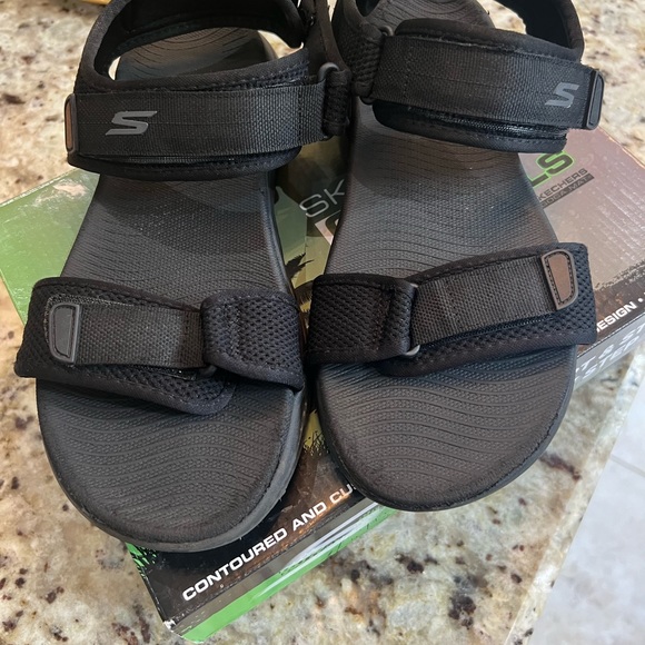 Skechers Go Walk 5 [229003BBK] Men Sandals Shoes Black Size 8 - Picture 7 of 7